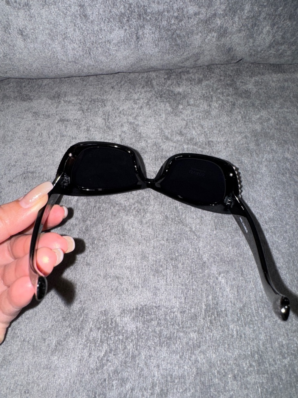 Black Pearl-Accent Cat Eye Sunglasses - NIB - Picture 8 of 8